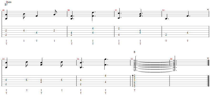 Tablature for A Chet-Style Rudolph - Part 3