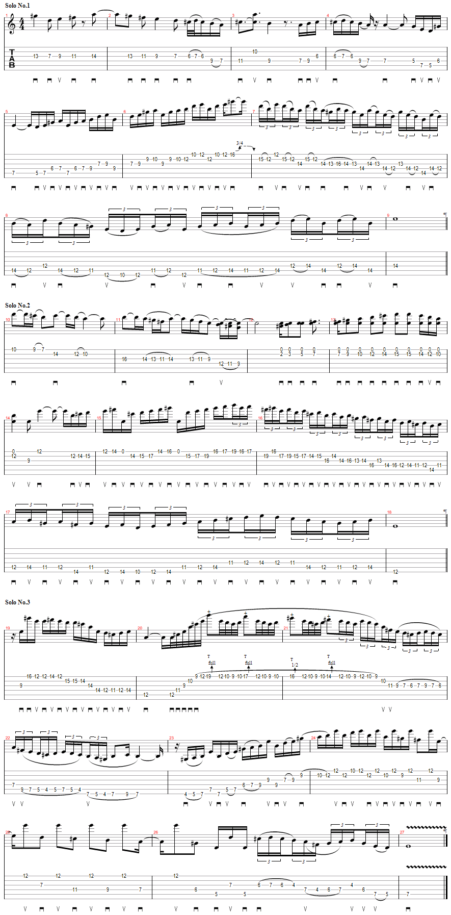 Tablature for Improving Your Phrasing - Backing Track