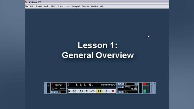Using Cubase - General Overview