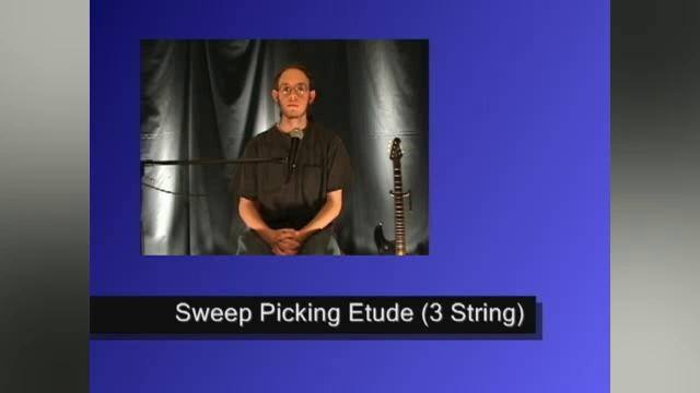 Sweep Picking: 3 String Etude
