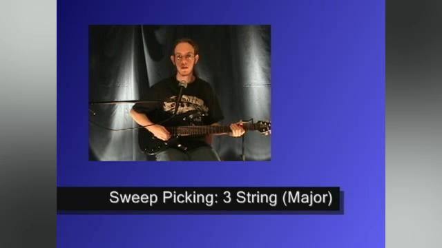 Sweep Picking: 3 strings (Major)