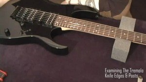 Checking The Tremolo Knife Edges and Posts