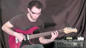 Visualizing Pentatonics - Am Groove Comping
