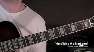 Visualizing the Fretboard - Dorian Scale Application