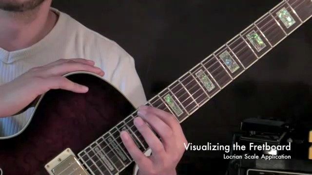 Visualizing the Fretboard - Locrian Scale Application