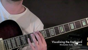 Visualizing the Fretboard - Mixolydian Scale Application